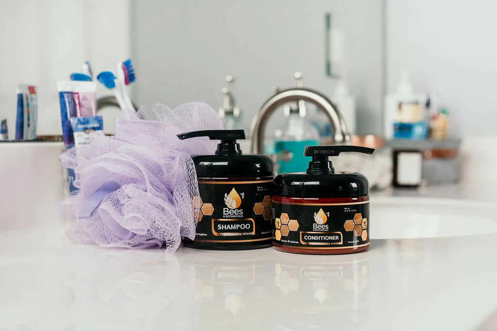 Tupelo Honey Infused Shampoo and Manuka Honey Deep Conditioner Set