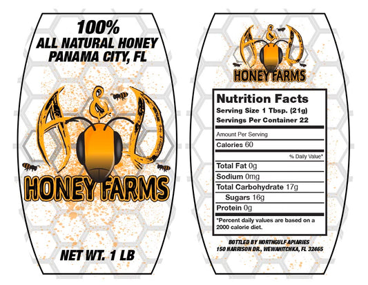 Honey By the Pound 3 Different types